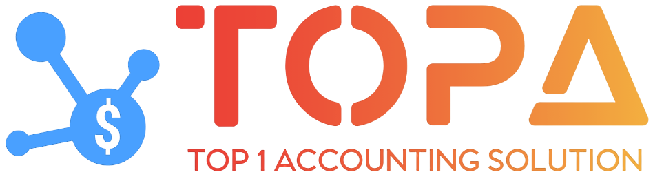 Logo TOPA - Giải pháp kế toán thông minh